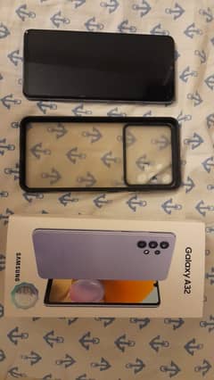 Samsung A32 Voilet color 6gb Ram ,128 Rom box and charger PTA approved