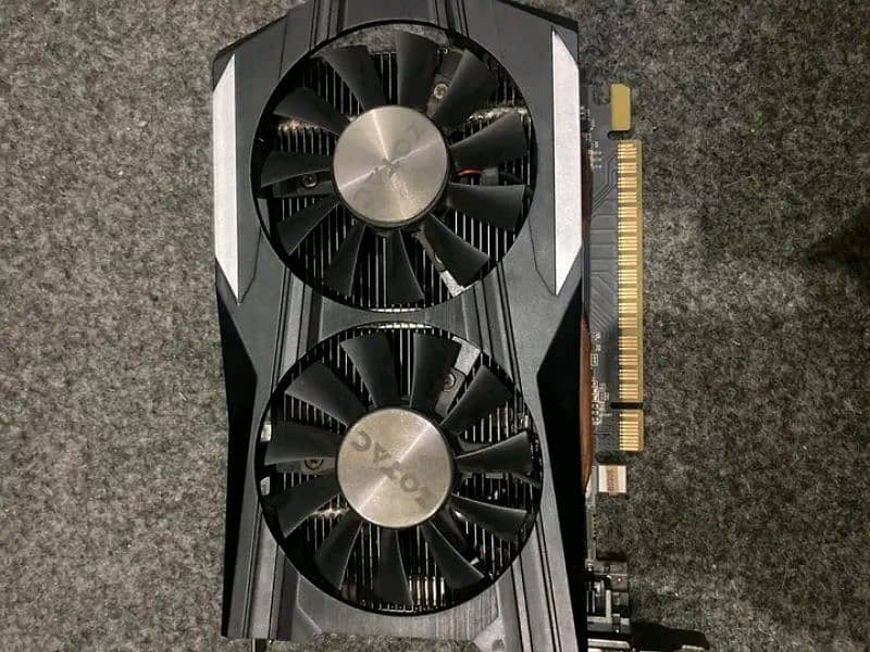 1050ti, 1060 3 GB. 750ti , quadro 4000 5