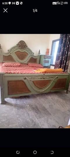 used bed set 0