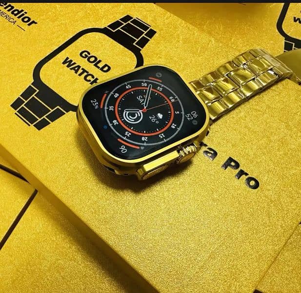 G9 gold smart. watch for men's with free home delivery 5