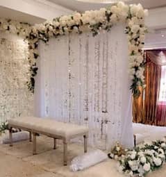 mehndi decor #wedding decor #lighting DJ sound #