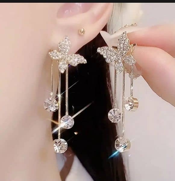 butterfly ear jewellery for women 1