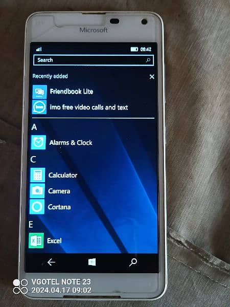 Microsoft Nokia Lumia 650. phone no: 03073112274 4