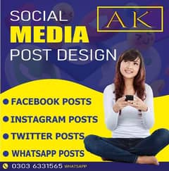 Post Designing available with Low price 0