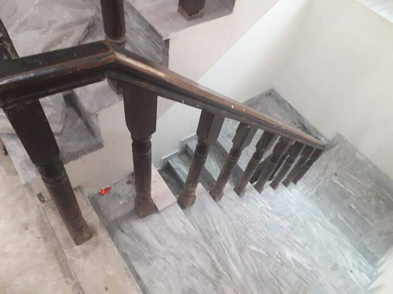 wood railing with pawa pure wood 100% 1