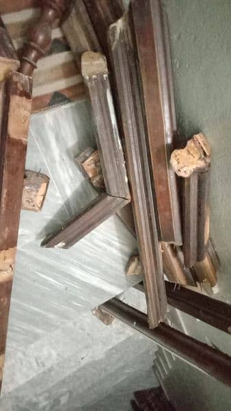 wood railing with pawa pure wood 100% 5