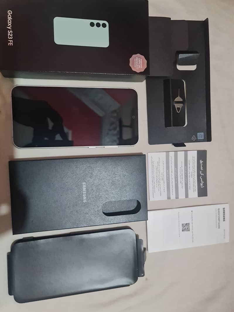 S23 Fe With Warranty. Official Pta. Dual Sim. 256GB. Full Box. 2