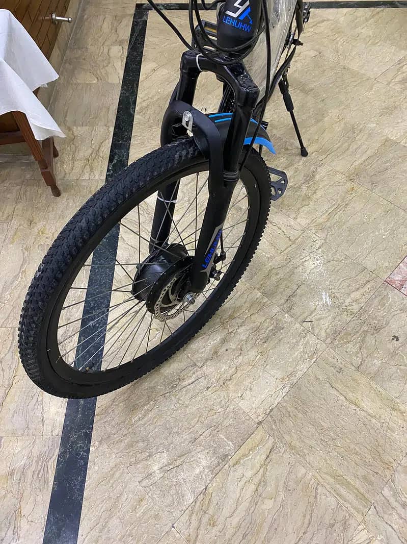 Sale of Electric "LEHUHW" Bicycle  with backup of 25 KM 2