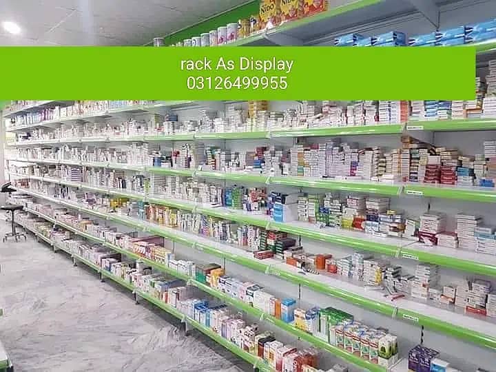 Racks/ Pharmacy rack/ Super store rack/ wharehouse rack/ wall rack 10