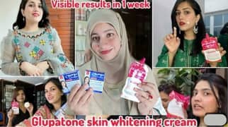 famous  YouTubers tested cream 100 results honeo cure gluaptone