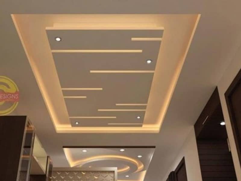 false ceiling, office partition, drywall, gypsum board partition 3