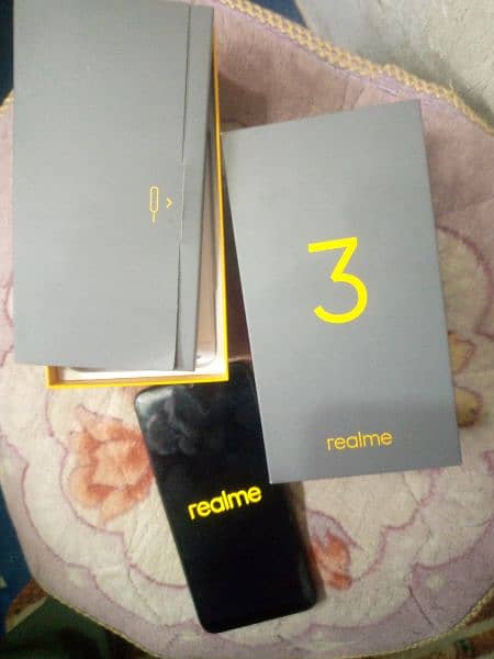 Realme 3  4+64 with box PTA approved Best camera Best battery All okay 3