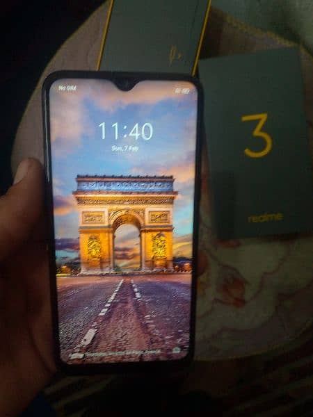 Realme 3  4+64 with box PTA approved Best camera Best battery All okay 4