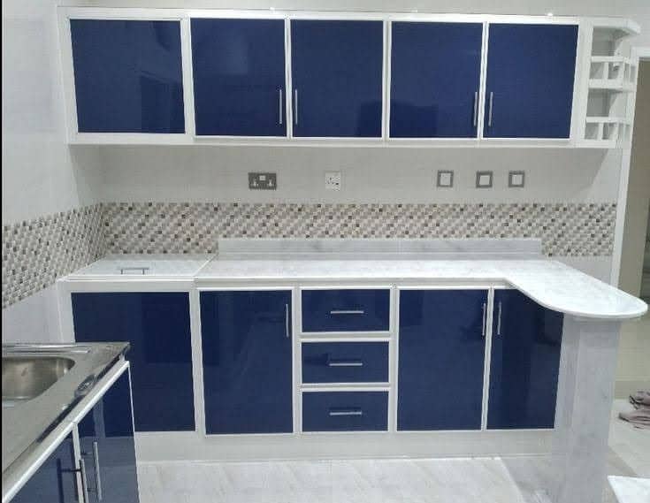 Modren kitchen cabinets/PVC Cabinets/Professional Carpenterr 1