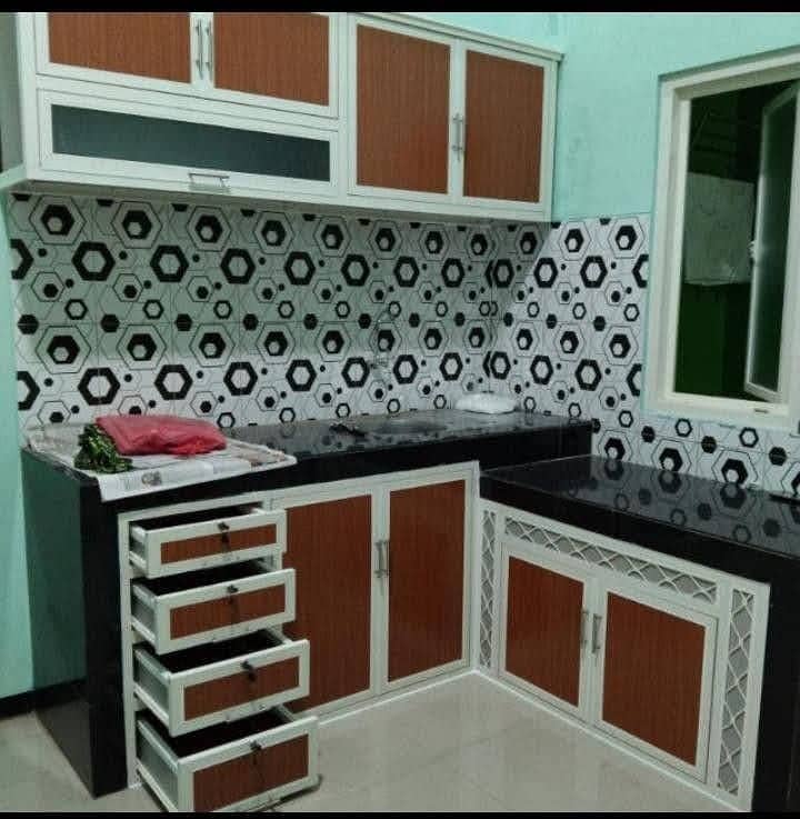 Modren kitchen cabinets/PVC Cabinets/Professional Carpenterr 9