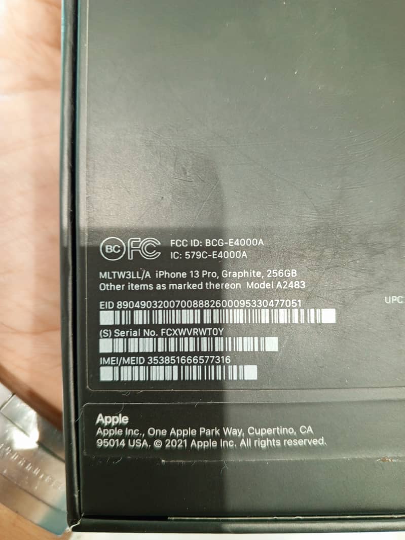 Iphone 13 pro Factory Unlock 256GB 1