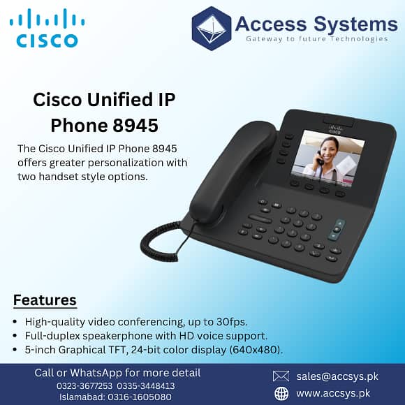 IP Phone Cisco | Grandstream | Polycom | Dlink VOIP pbx phone Exchange 1