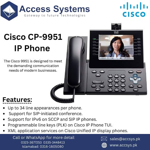 IP Phone Cisco | Grandstream | Polycom | Dlink VOIP pbx phone Exchange 2