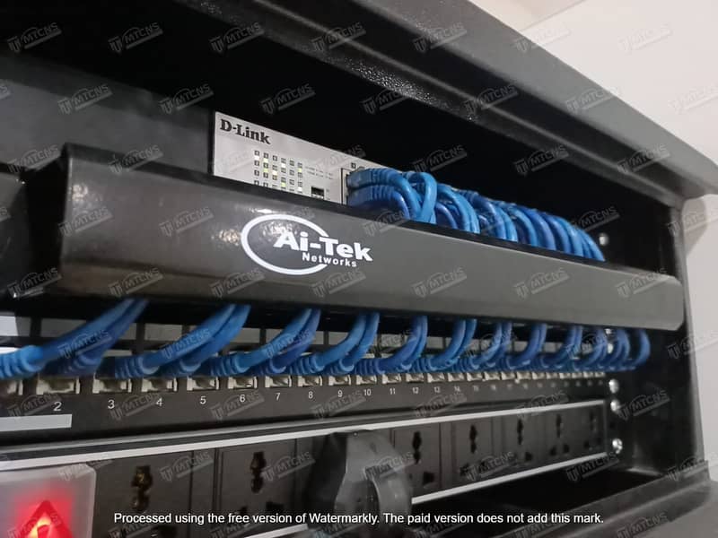 Data Networking - Cabling - Rack Termination - Network Security System 1