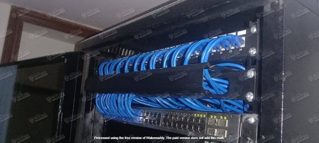 Data Networking - Cabling - Rack Termination - Network Security System 7