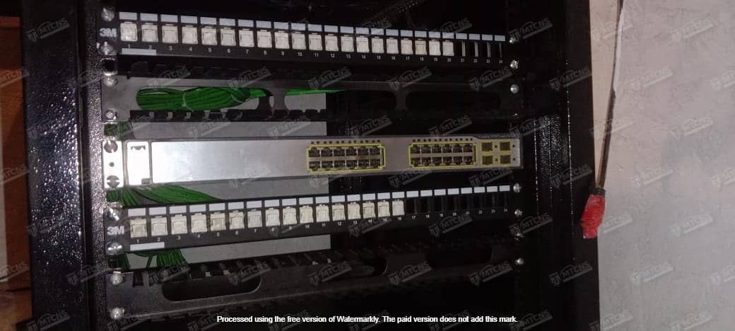 Data Networking - Cabling - Rack Termination - Network Security System 10