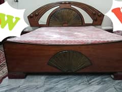 Wooden bed set /side tables/dressing/