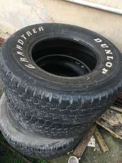 4X4 used tyres 2 X set 16 size Dunlop & Michelin