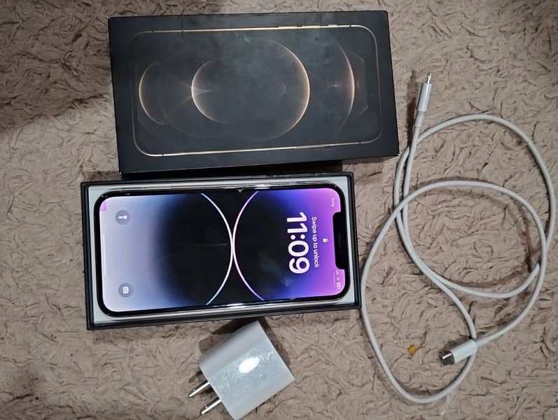 I PHONE 12 pro pta active with complete box 3