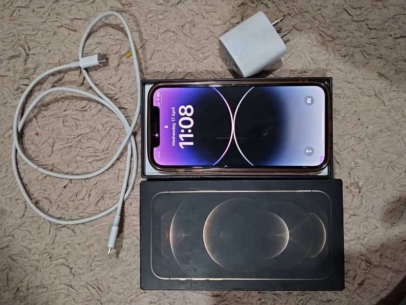 I PHONE 12 pro pta active with complete box 7