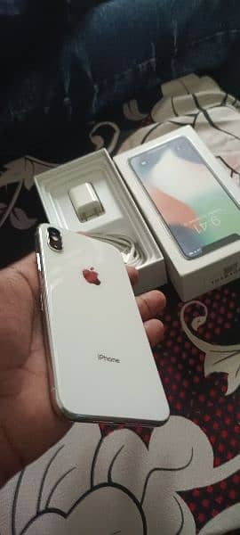 like brand new iPhone X 64gb non PTA  and battery Chang bypas 5