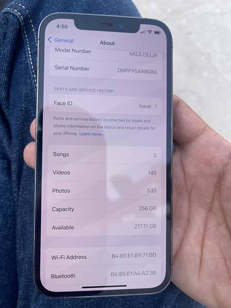 iphone 12pro 256Gb pta approved 3
