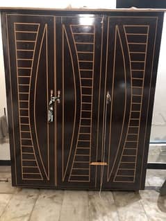 3 Door Wooden Almari 0