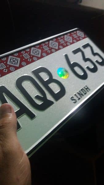 costume vehicle number plate ¥ new emboss number plate ¥ 5