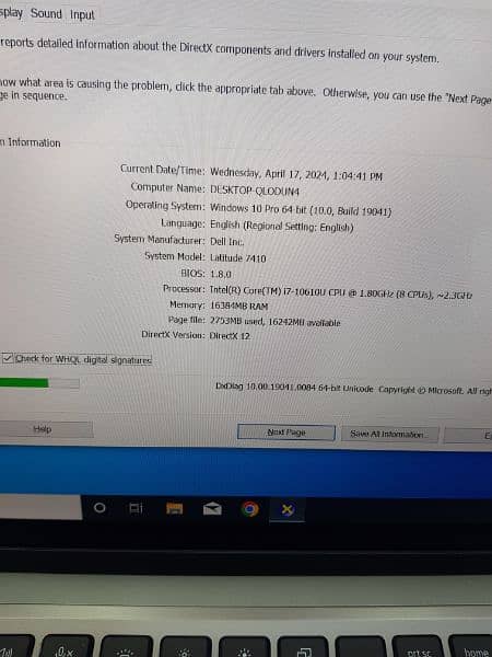 Dell latitude 7410 2in1 core i7 10th generation 1