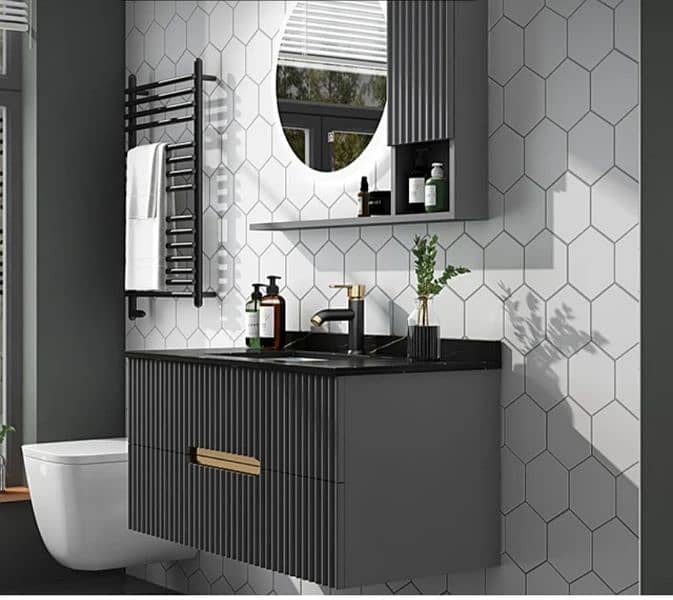 Vanity/Basin/Commode LED Shower set Bathroom accessories 4