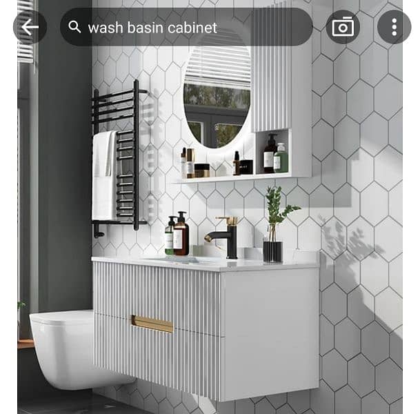 Vanity/Basin/Commode/LED/Shower set/Bathroom accessories/Porta 9