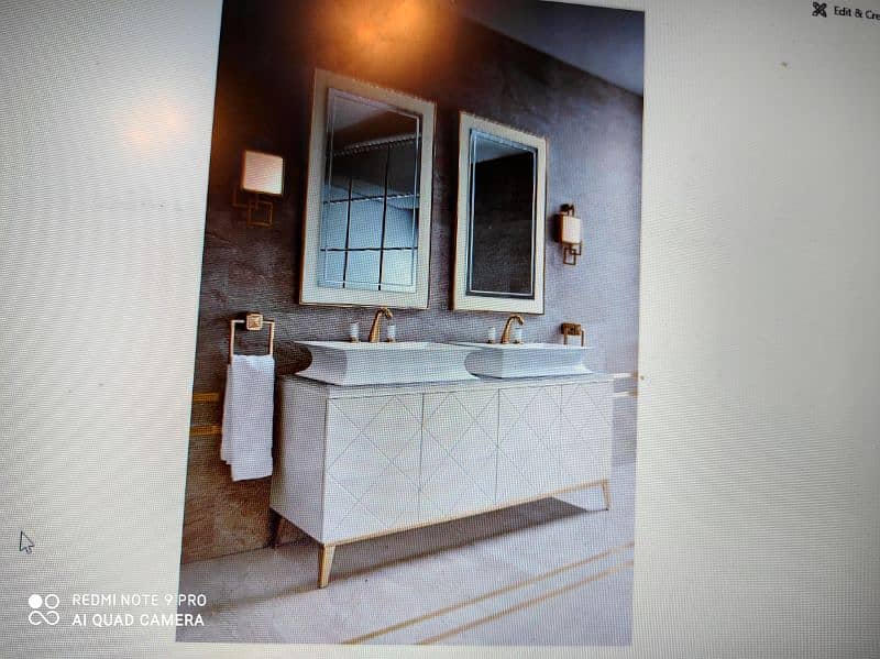 Vanity/Basin/Commode/LED/Shower set/Bathroom accessories/Porta 7