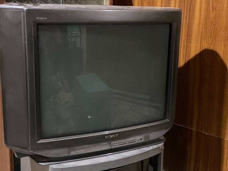 SONY TV with TV Trolley for SALE 0