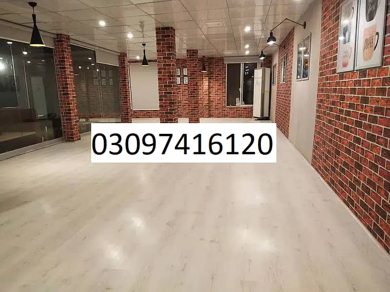 vinyl flooring, wooden floor in cheap price - quick install in Lahore 9