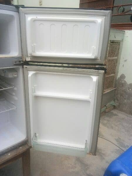 Small  Two Door Refrigerator  Steel Gary 1