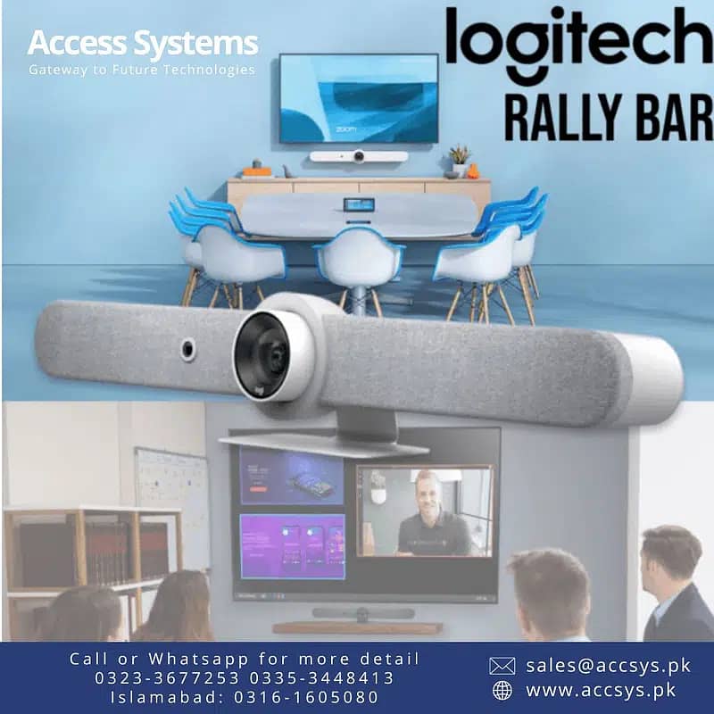 video conference  Logitech Meetup |Group|Logitech Rally Plus|Rally Bar 1