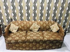 Wooden Sofa Set for Sale with Table
