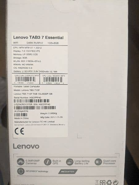 Lenovo TAB3 7 Essential Open Box for sale. 9