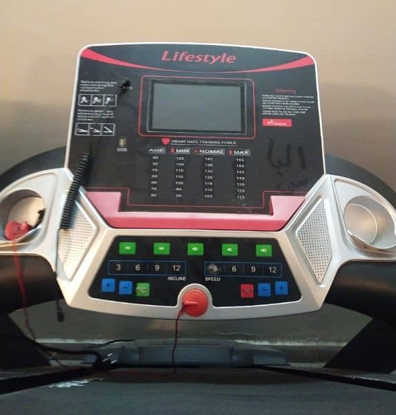 automatic treadmill exercise machine walk running elliptical cycle jog 12