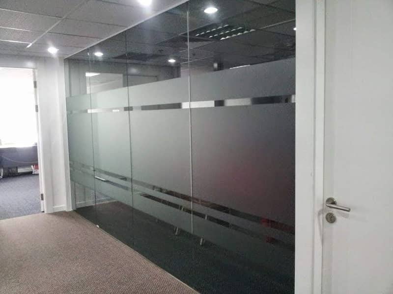 Aluminum & Glass Works/ Upvc doors windows/ wall mirror/ false ceiling 3