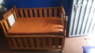 kids Bed (mutifunctional choobi - چوبی) - Wood Crib - Cradle 0