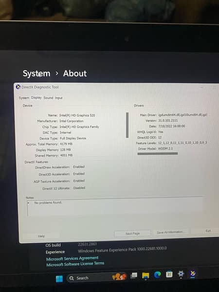 HP Laptop Core i5, 6th Gen (Spectre Pro G2 x360) 3