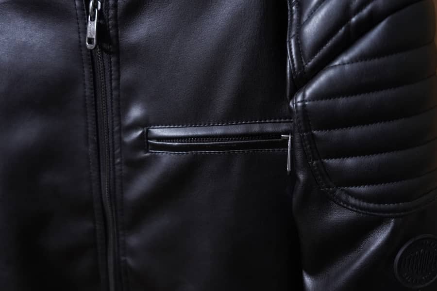 Lee Cooper Jacket Leather/Leather Jacket/Men Formal Jacket (Trendy) 8