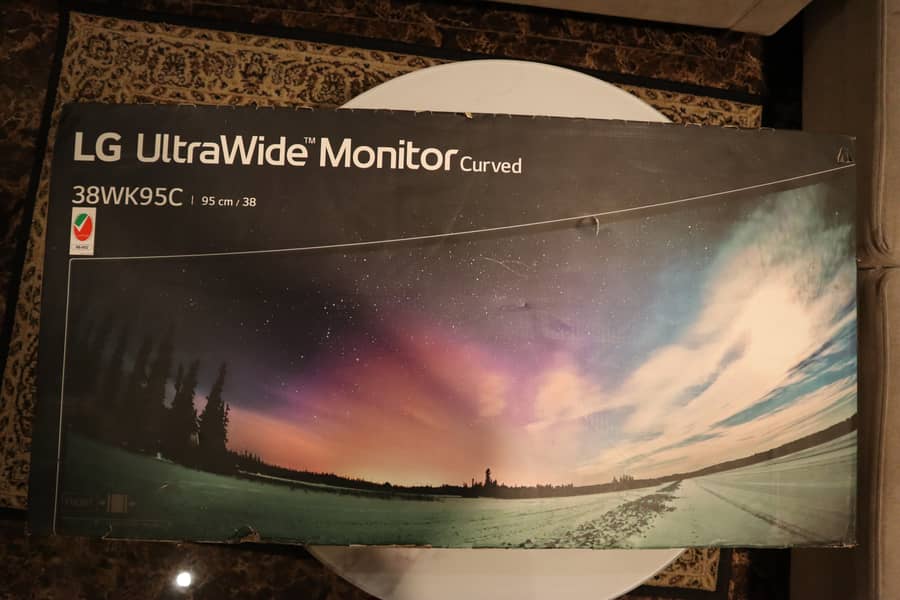 LG UltraWide Curved WQHD+ IPS HDR10 Monitor 38WK95C-W 37.5″ 21:9 7