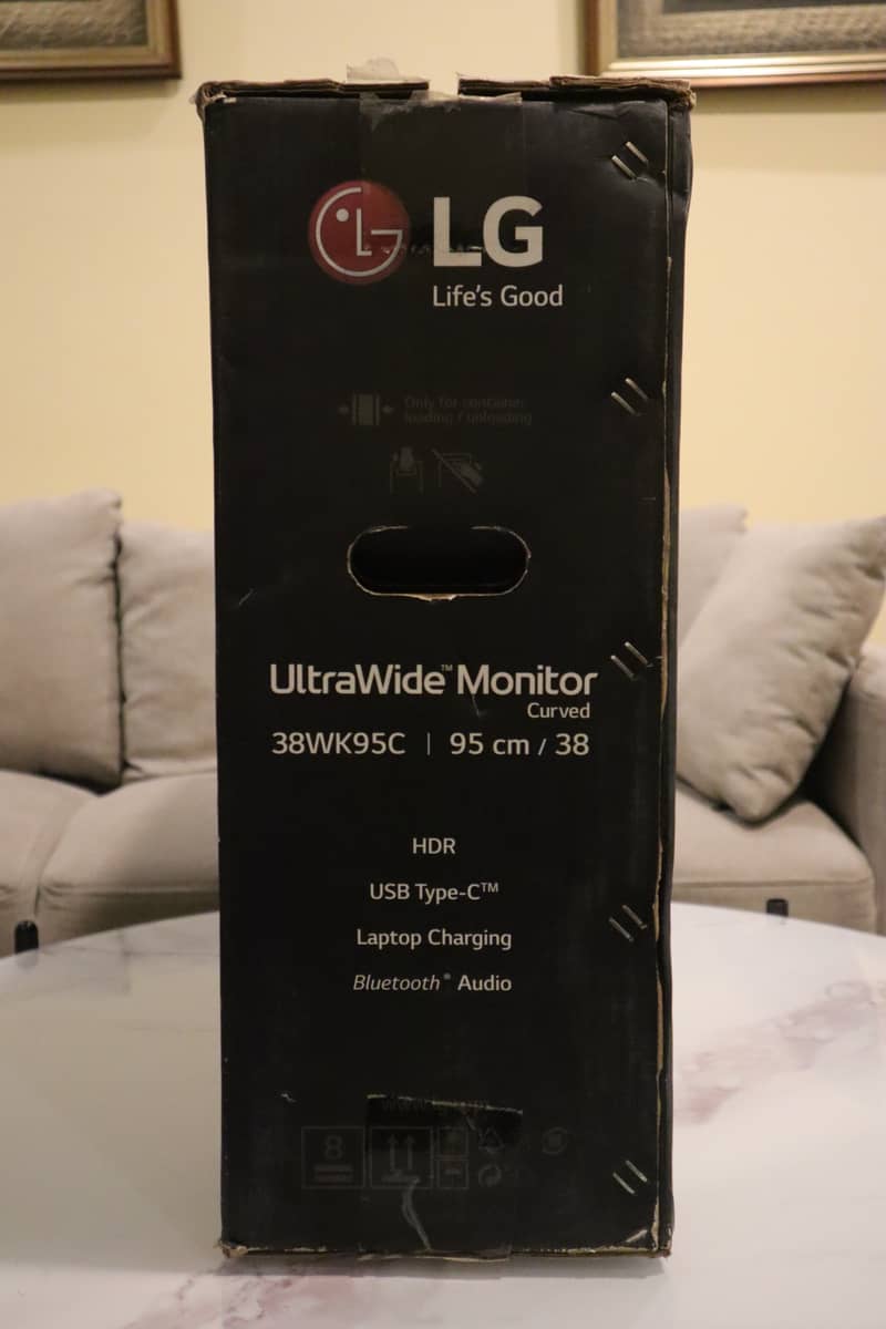 LG UltraWide Curved WQHD+ IPS HDR10 Monitor 38WK95C-W 37.5″ 21:9 10